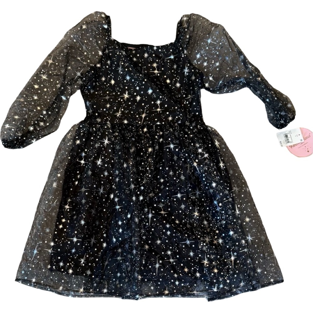 🌟 Celestial Whimsy Mesh Dress (Size 6/7 Small) - Picture 6 of 11